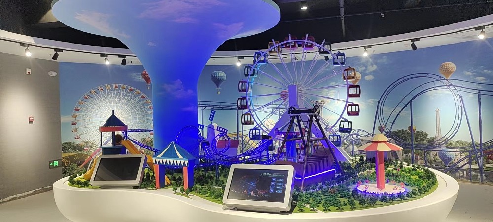 3D打印游樂(lè)場(chǎng)模型展覽